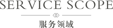 服务领域 SERVICE SCOPE